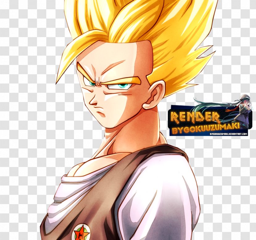 Gohan Goku Dragon Ball Super Saiyan Rendering - Frame Transparent PNG