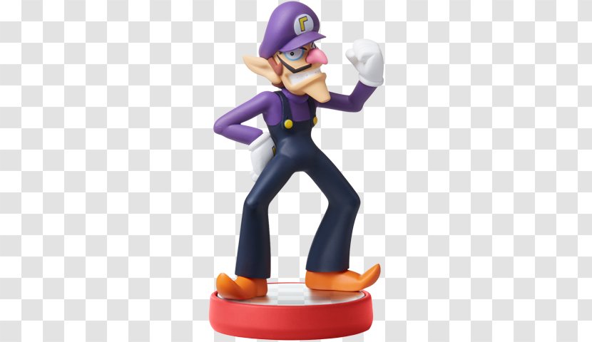 Wii U Nintendo Switch Mario Party Star Rush Amiibo Waluigi - Figurine Transparent PNG