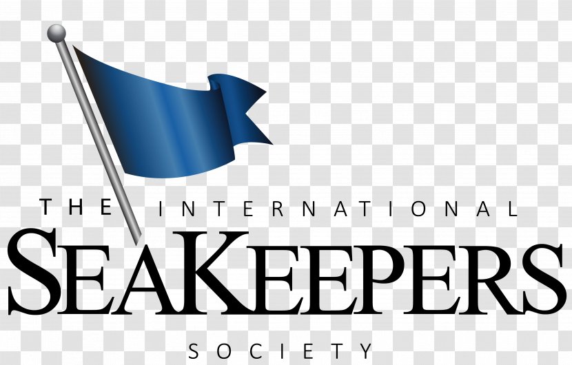 Logo Brand International SeaKeepers Society White - Banner - Design Transparent PNG