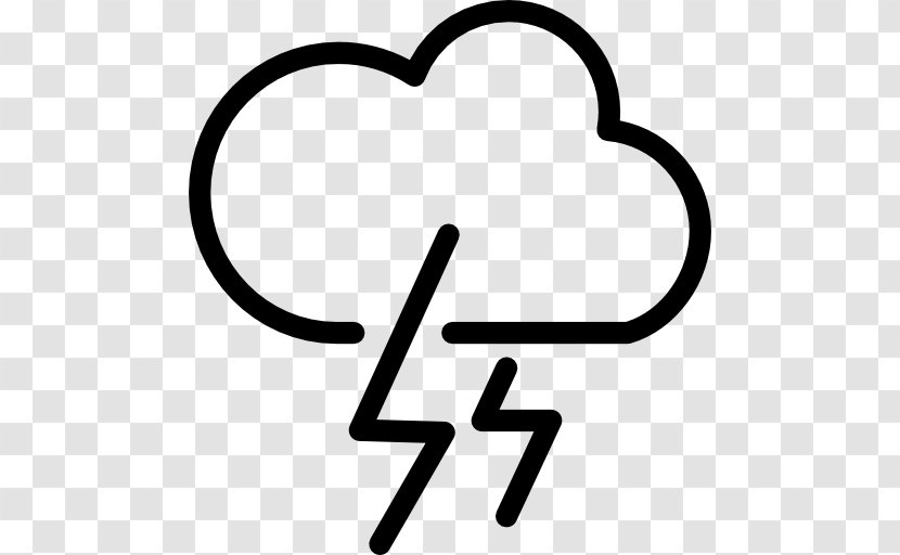 Weather Forecasting Thunderstorm Symbol - Heart Transparent PNG