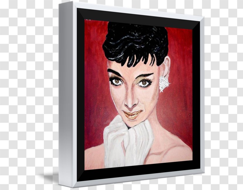 Acrylic Paint Watercolor Painting Picture Frames Art - Frame - Audrey Hepburn Transparent PNG
