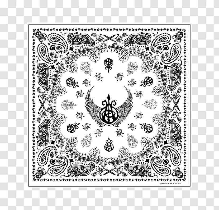 Kerchief Paisley Headband Pattern - Symmetry Transparent PNG