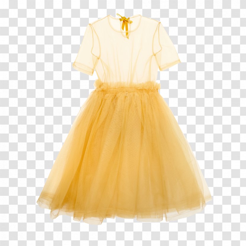 Dress Skirt Evening Gown Clothing Costume - Shoulder Strap - Yellow Transparent PNG