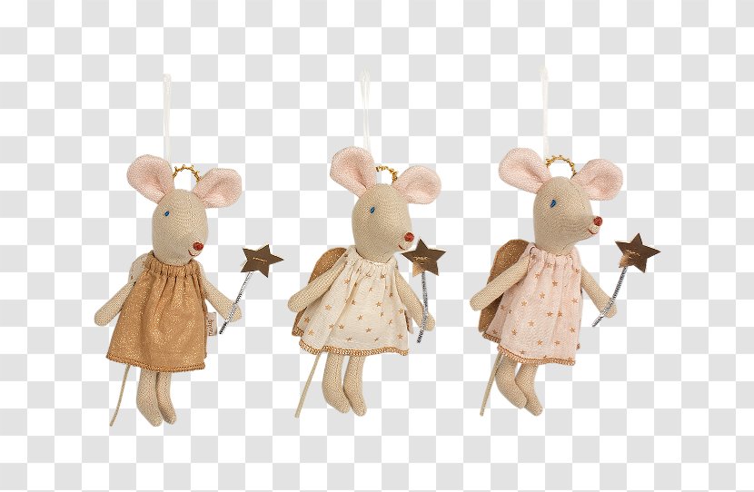 Rat Angelet De Les Dents Muisjes Christmas Ornament - Stuffed Toy - Moulin Roty Transparent PNG