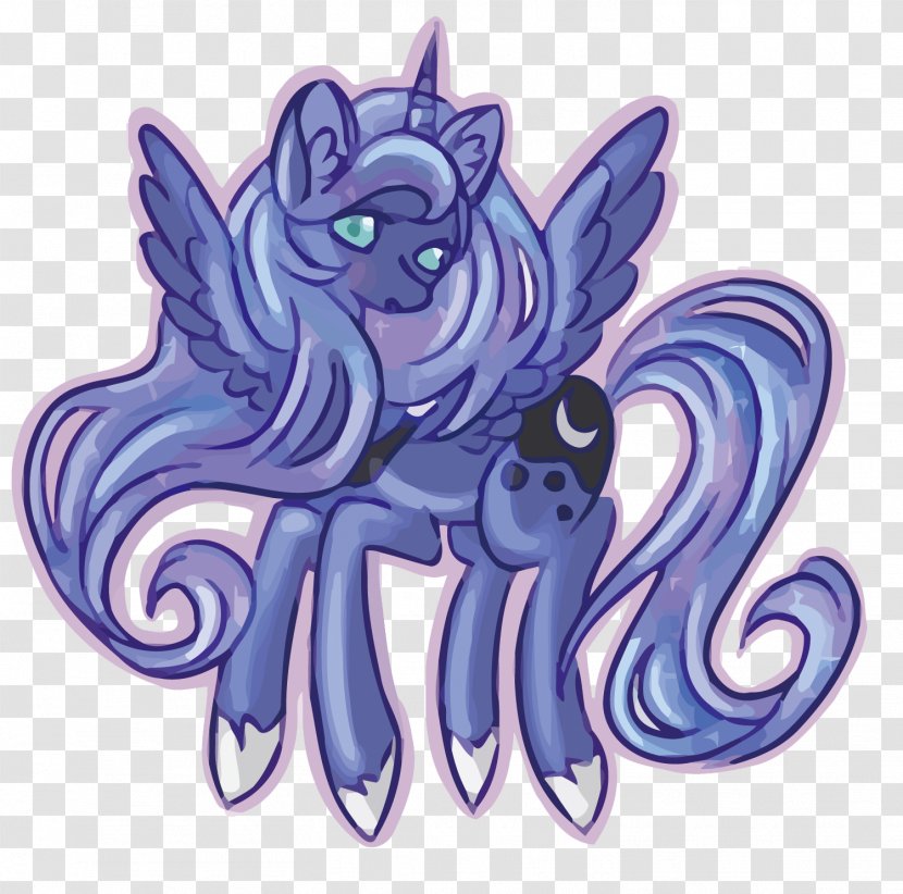 Pegasus Illustration - Violet - Vector Purple Transparent PNG