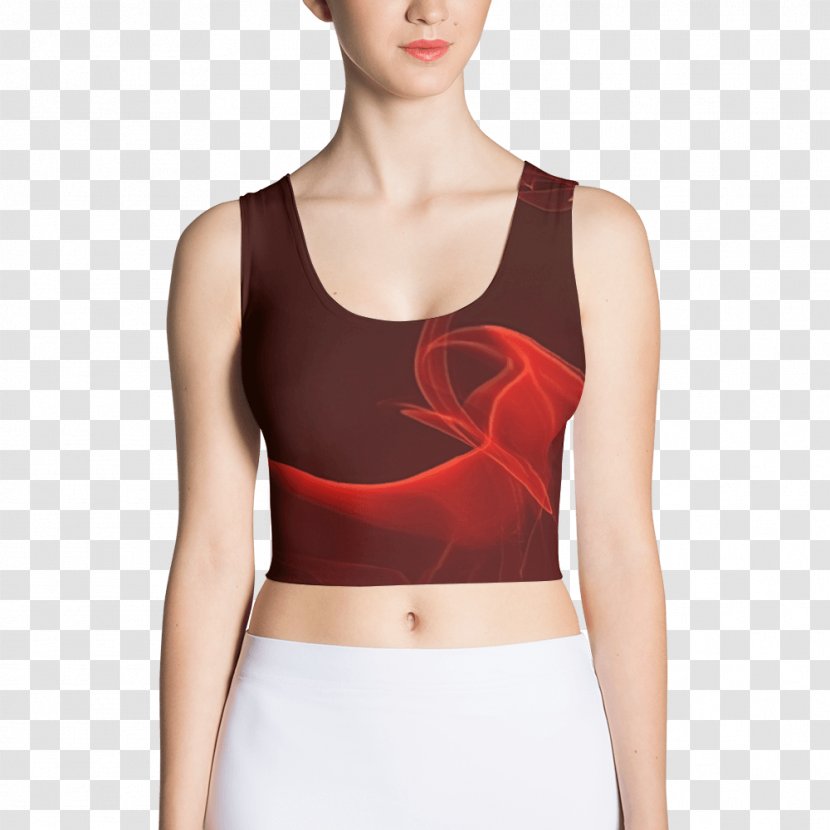 T-shirt Crop Top Cut And Sew Clothing - Cartoon Transparent PNG