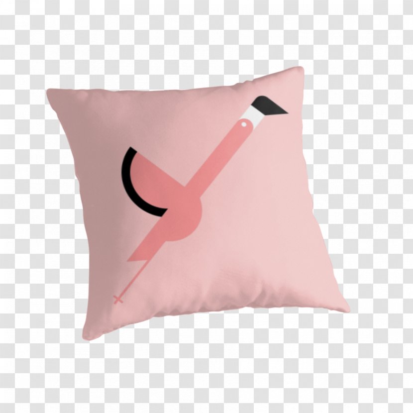 Throw Pillows Cushion Pink M Sounds Good Feels - Flamingo Illustration Transparent PNG