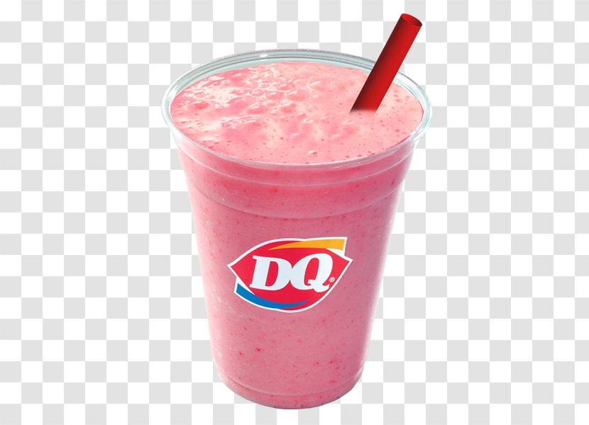 Milkshake Strawberry Juice Health Shake Smoothie Dairy Queen - Ice Cream Transparent PNG