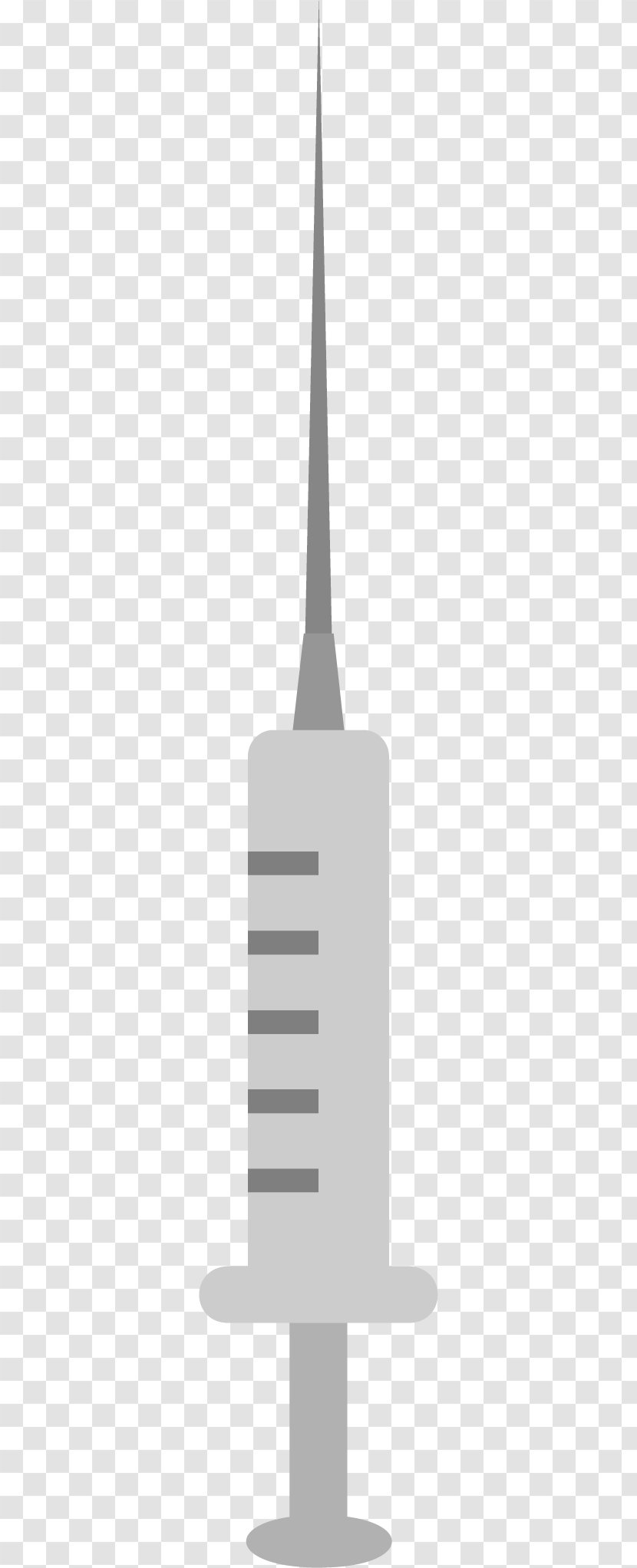 White Black Pattern - Syringe Medicine Transparent PNG