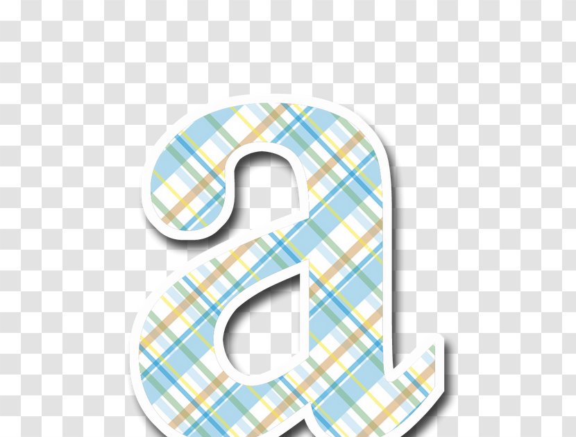 Alphabet Digital Scrapbooking Letter Case Pattern - Personal Identification Number - Blue Plaid Transparent PNG