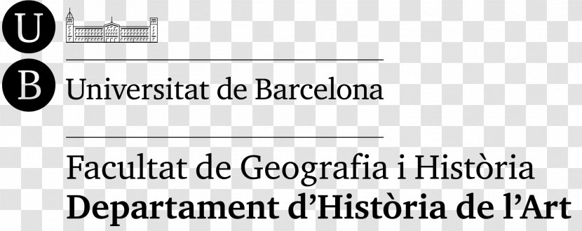 University Of Barcelona Document Line Logo - Text - Fons Transparent PNG