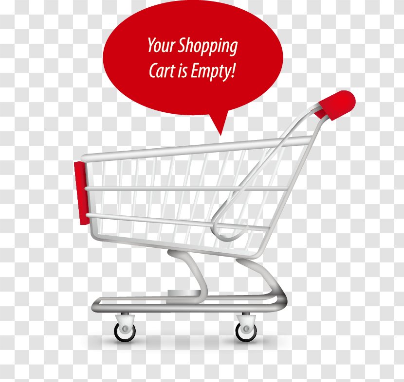 Shopping Cart Illustration - Royaltyfree - Vector Transparent PNG