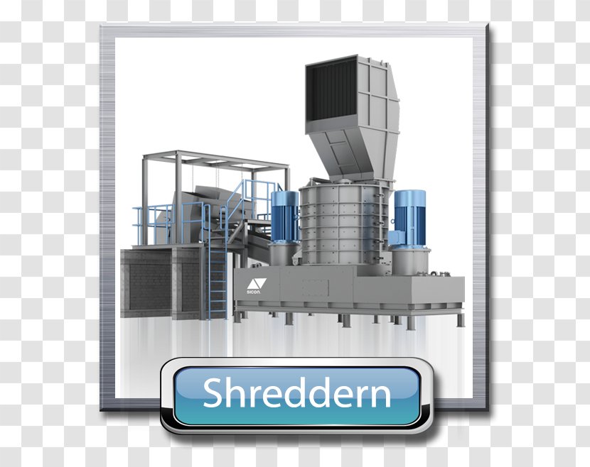 Scrap Metal Shredder American Market Industrial Paper - Mill - Shred Transparent PNG
