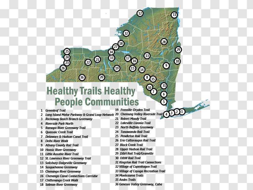 Parks & Trails New York Mohawk Map Niagara County, - Text - Park Trail Transparent PNG