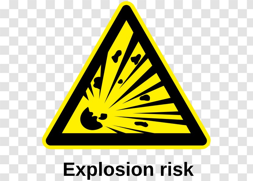 Explosion Warning Sign Clip Art - Hazard - Risk Transparent PNG