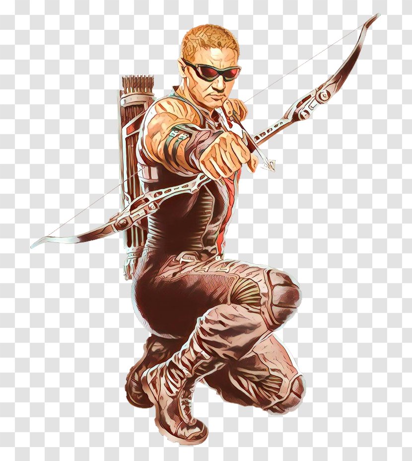 Clint Barton Illustration Cartoon Spear Weapon - Legendary Creature Transparent PNG