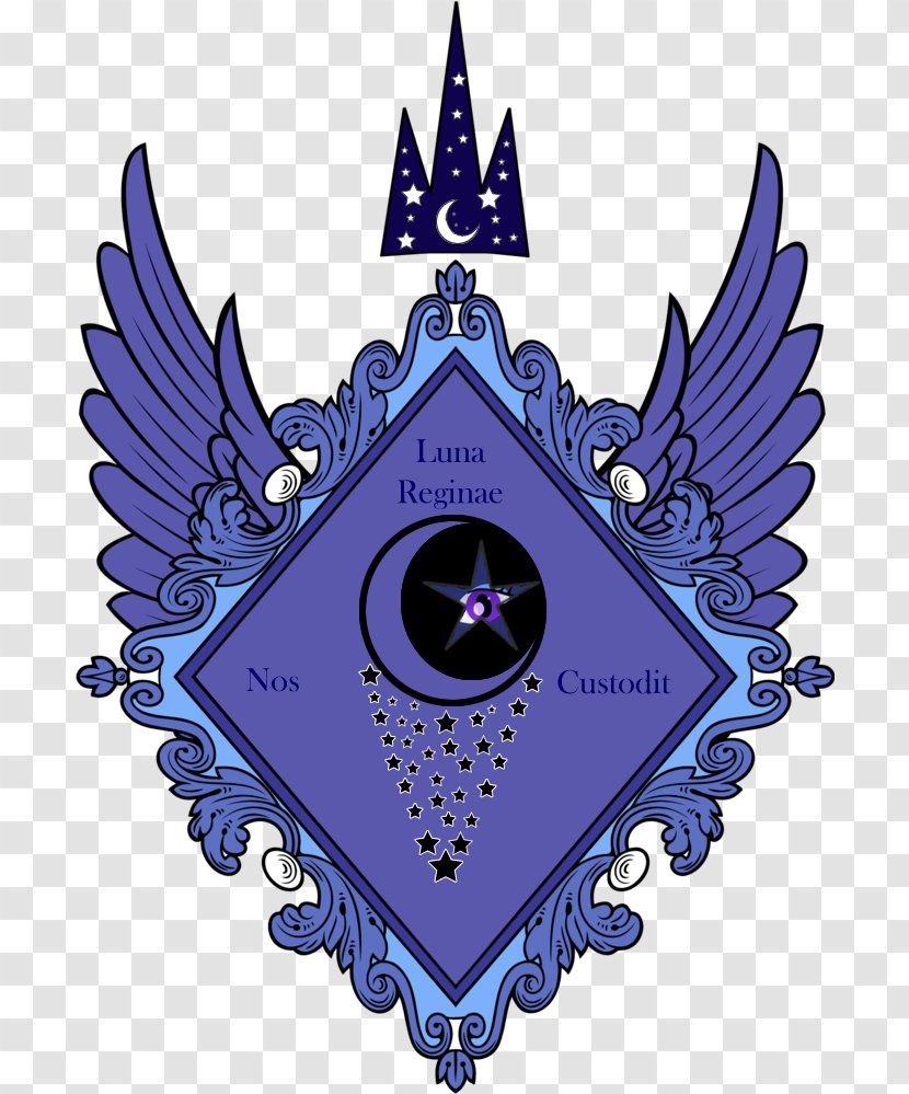 Princess Luna Coat Of Arms Crest Rarity My Little Pony: Friendship Is Magic Fandom - Symbol Transparent PNG