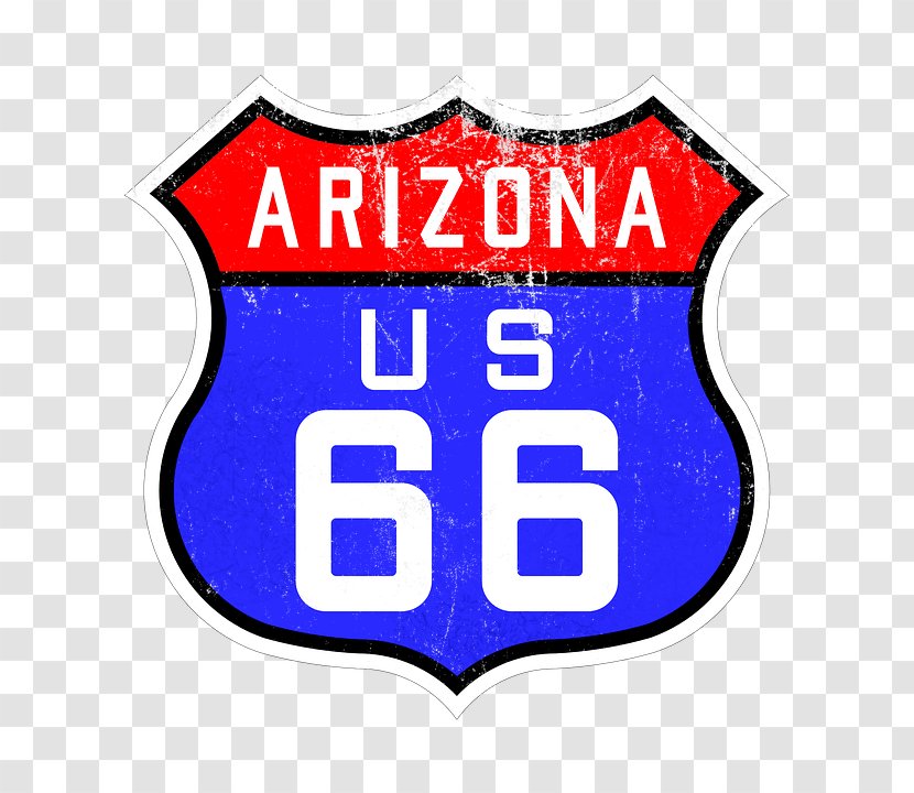U.S. Route 66 In Arizona T-shirt Zazzle Transparent PNG