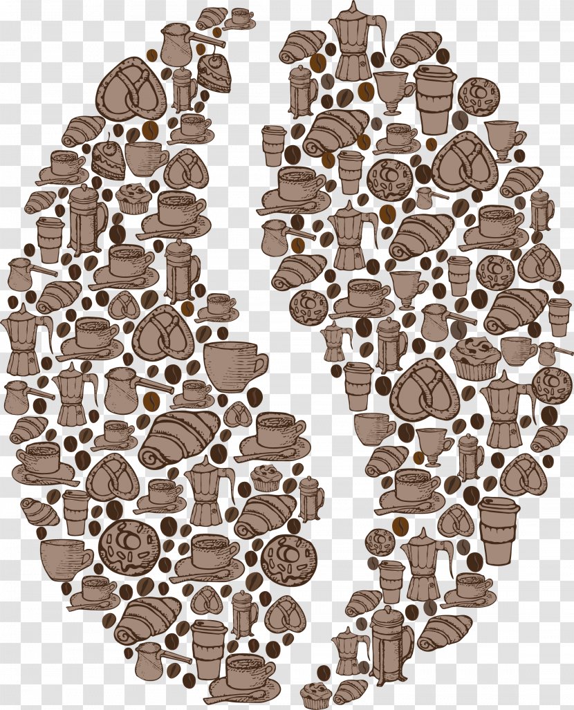 Iced Coffee Cafe Caffxe8 Mocha Icon - Latte Art - Vector Design Image Transparent PNG