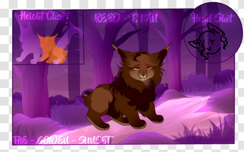 Whiskers Kitten Cat Dog Canidae - Purple Transparent PNG