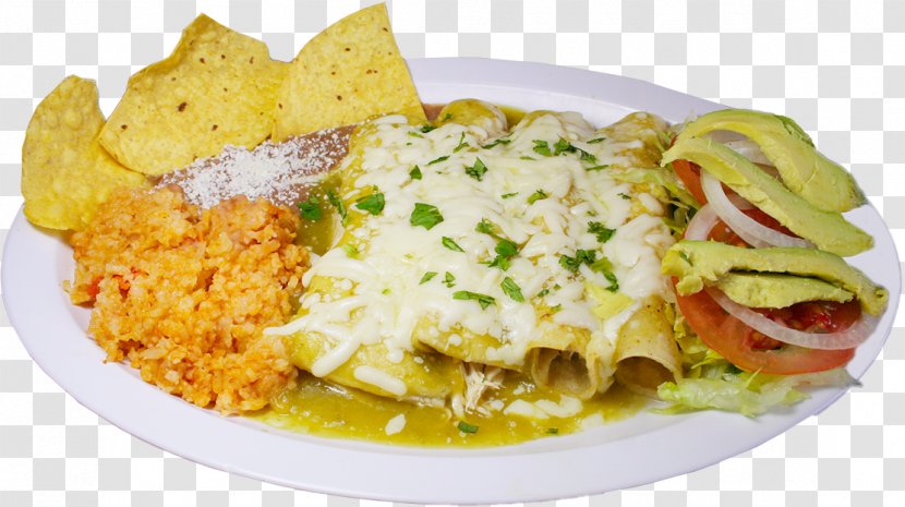Burnsville Enchilada Mexican Cuisine Nachos Vegetarian - Mole Sauce - Plate Transparent PNG