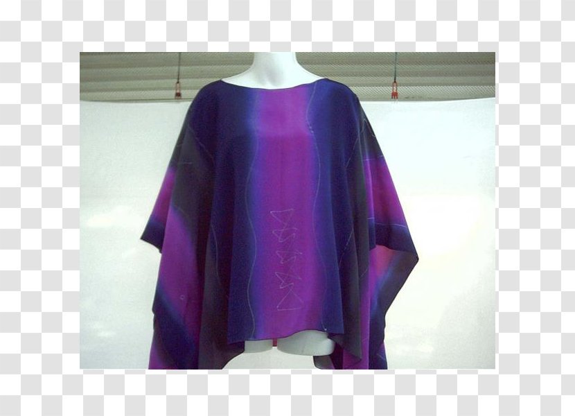 Purple Outerwear Silk Pink Poncho Transparent PNG