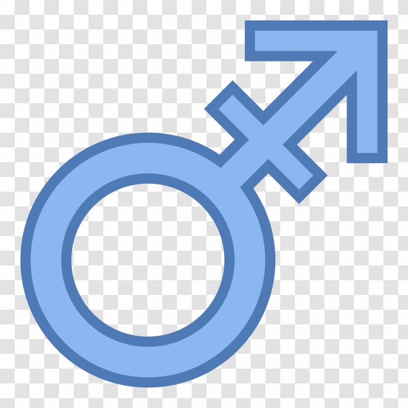 Gender Symbol Female - Man - Strokes Transparent PNG