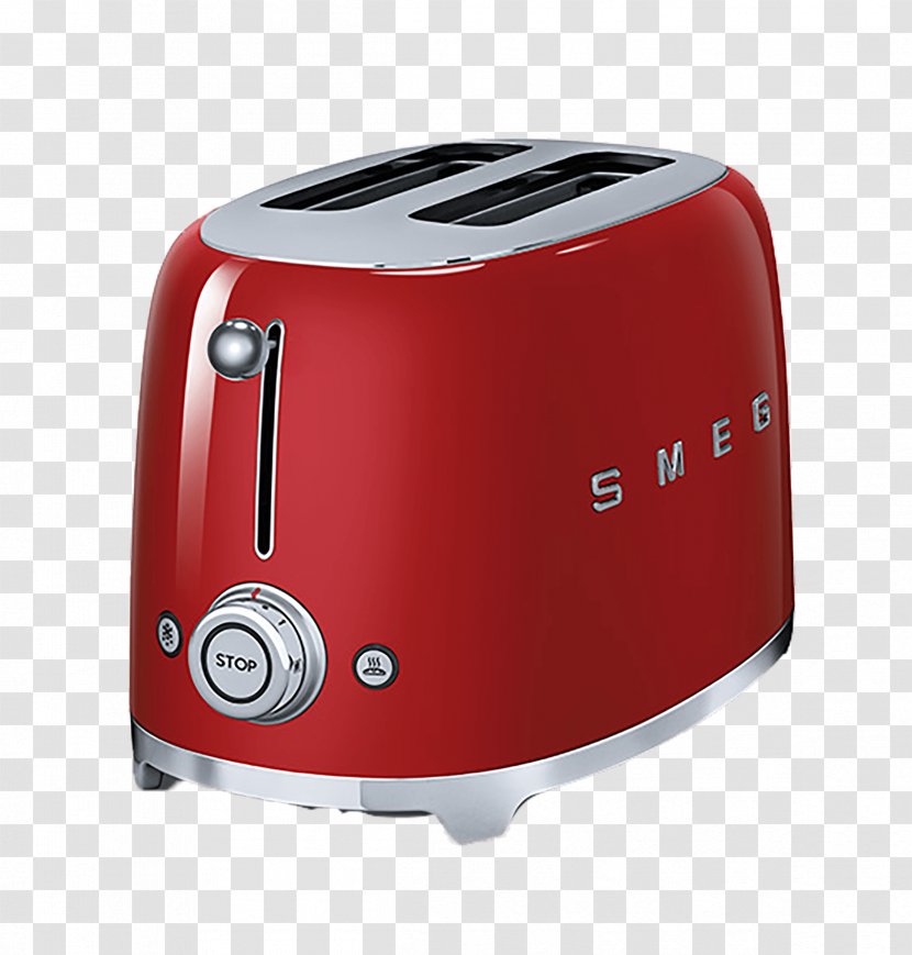 Smeg Retro 2 Slice Toaster Home Appliance Kitchen - Oven Transparent PNG