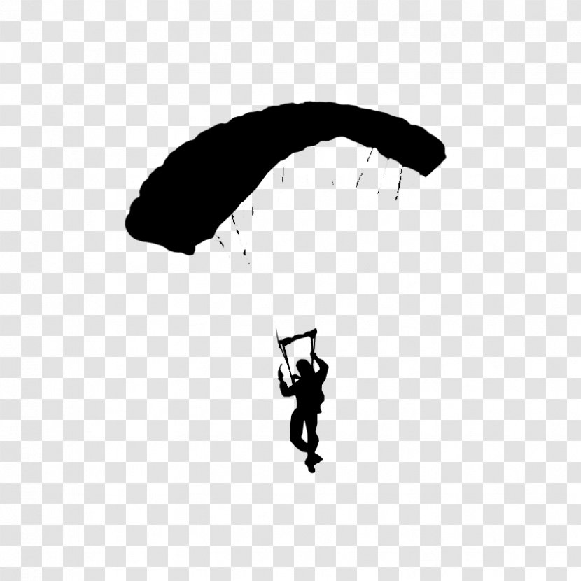 Parachuting Parachute Paratrooper Paragliding Font Transparent PNG