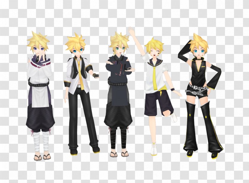 Kagamine Rin/Len Vocaloid 2 MikuMikuDance Uniform - Frame - Len Transparent PNG