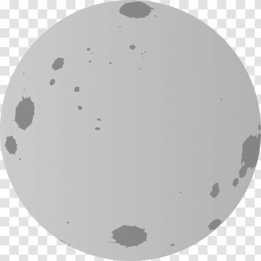 Clip Art Openclipart Full Moon - Thumbnail - Crazy Transparent PNG