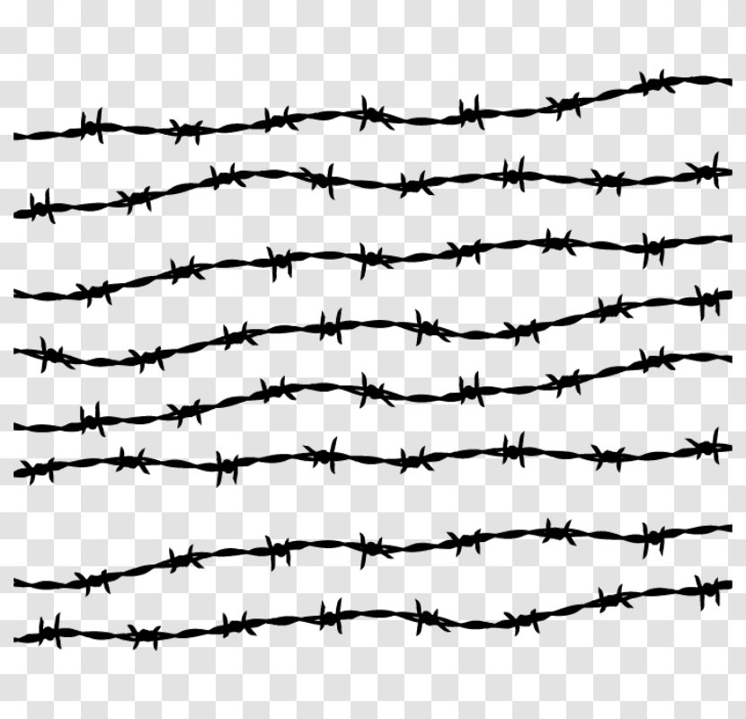 Barbed Wire Tape Chain-link Fencing - Symmetry - Fence Transparent PNG