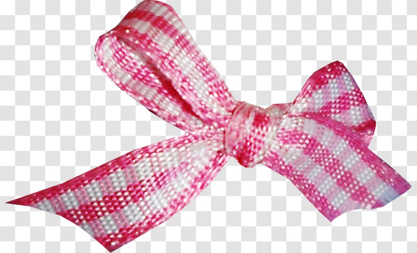 Bow Tie Pink Textile - Shoelace Knot - Pretty Cloth Transparent PNG