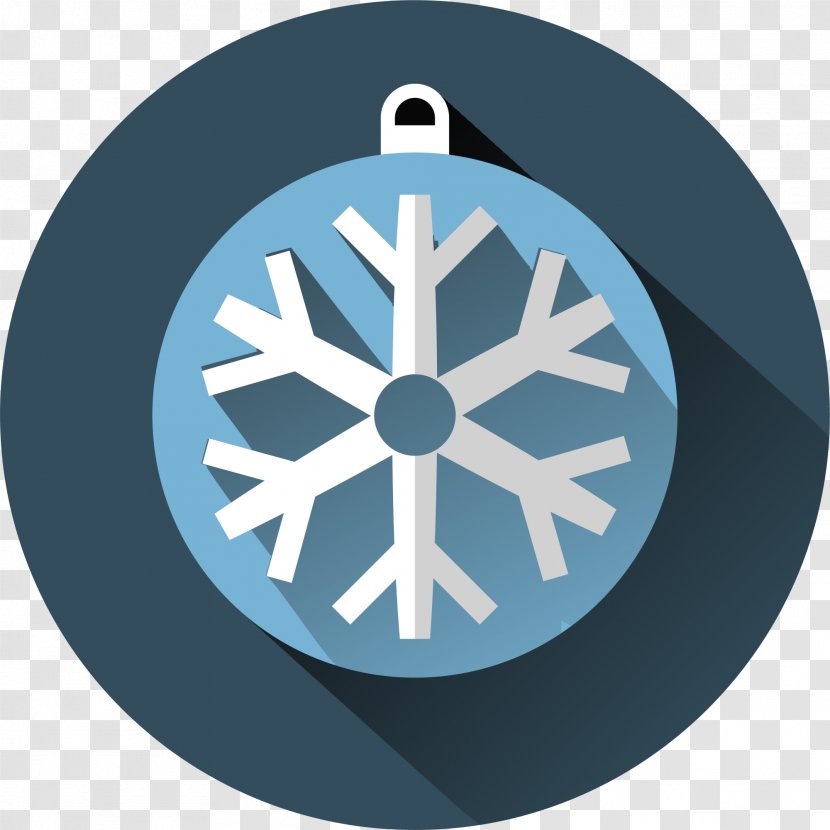 Snowflake Drawing Royalty-free Illustration - Blue Circle Transparent PNG