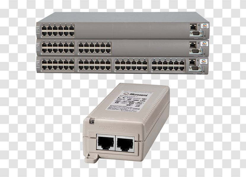 Power Over Ethernet IEEE 802.3at Gigabit Network Switch - Wireless Access Point - Ieee 8023af Transparent PNG
