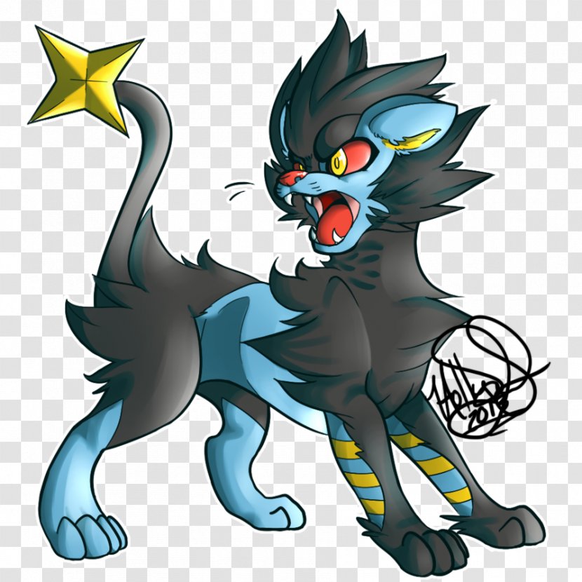 Cat Absol Luxray Manectric Pokémon - Cartoon Transparent PNG