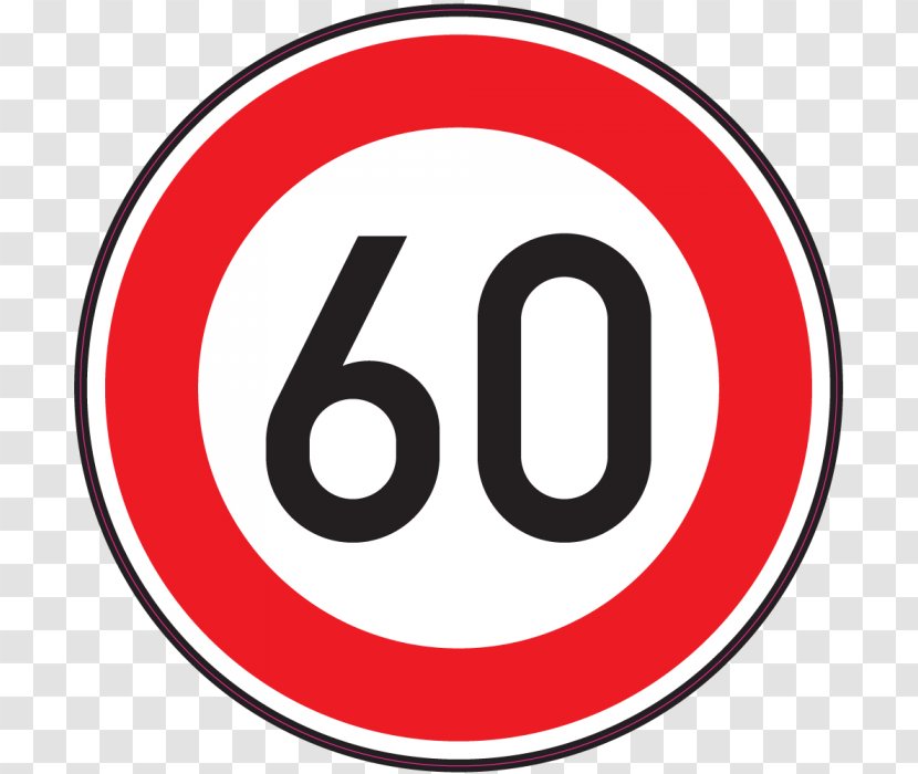 Speed Limit Traffic Sign Driving 30 Km/h Zone - Km Table Transparent PNG