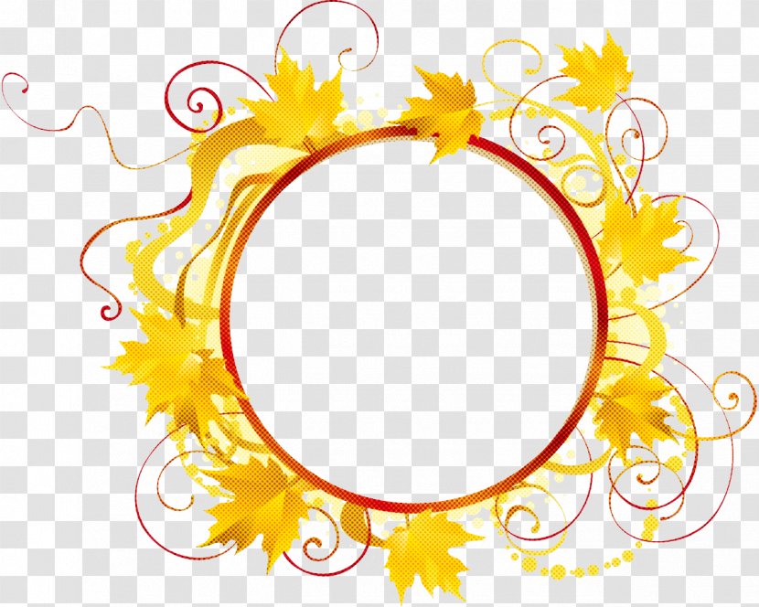 Floral Circle - Picture Frames - Meter Design Transparent PNG
