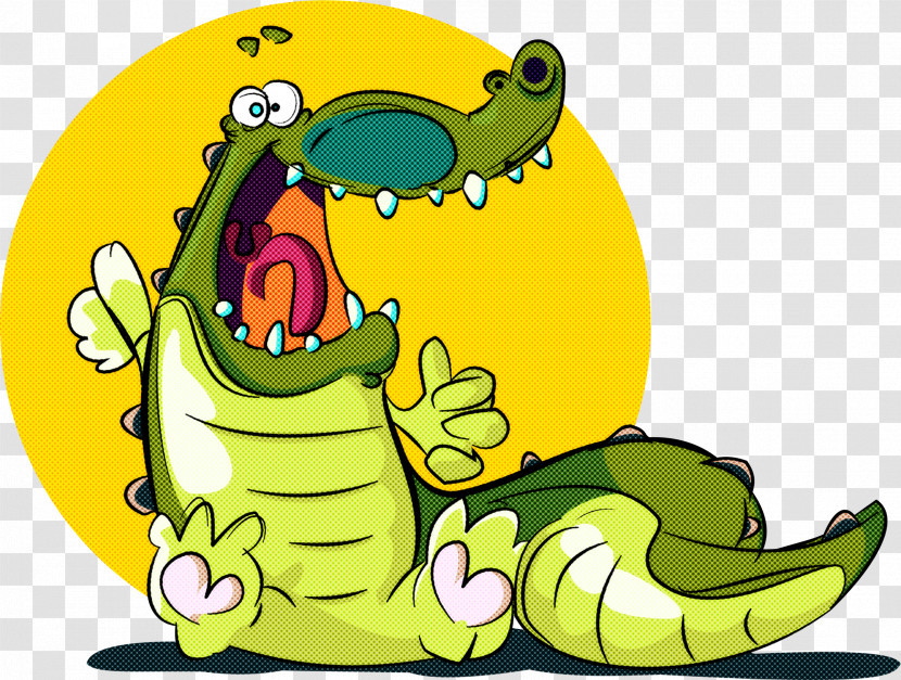 Crocodile Cartoon Crocodilia Transparent PNG