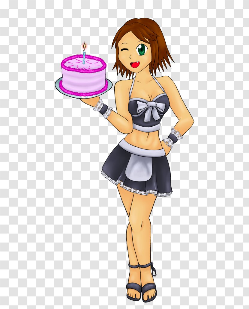 Drawing Birthday Cake Cartoon Caricature - Silhouette Transparent PNG