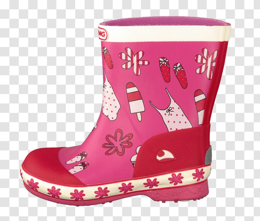 Wellington Boot Shoe Botas De Agua Rosa- Zippy Pink Transparent PNG