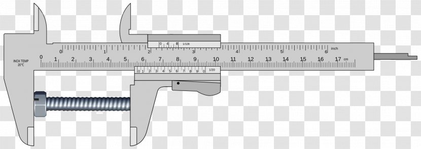 Vernier Scale Least Count Calipers Measurement Accuracy And Precision - Hardware Accessory - Trombone Transparent PNG