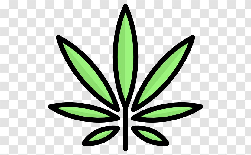 Cannabidiol Cannabis Sativa Medical Cannabinoid - Leaf Transparent PNG