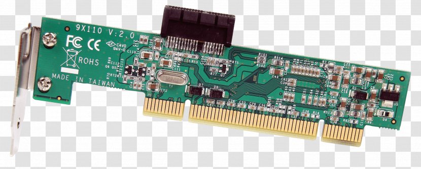 PCI To Express Adapter Card Startech.com PCI1PEX1 Conventional Expansion - Flash Memory Transparent PNG