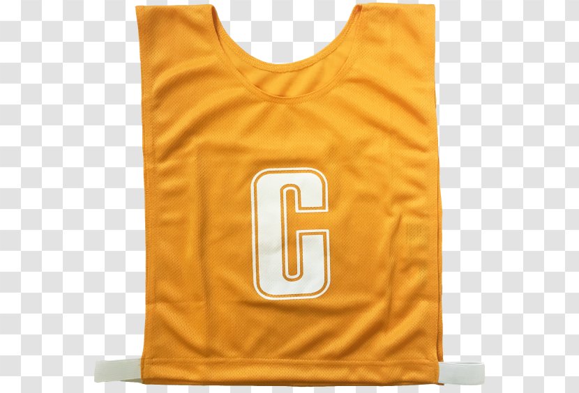 Netball Jersey T-shirt Sleeve Clothing - Active Tank - C Bibs Transparent PNG