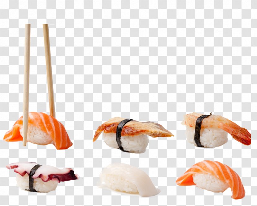 Sushi Sashimi Korean Cuisine Japanese Onigiri Transparent PNG