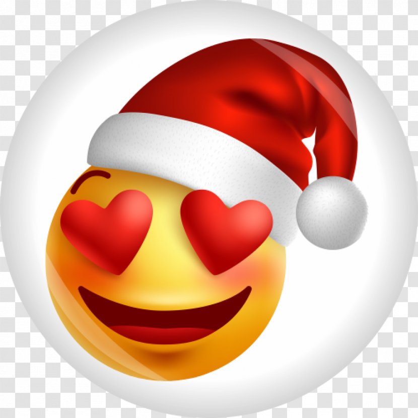 Smiley Emoticon Emoji Christmas Pin Badges - Toggle Button Transparent PNG