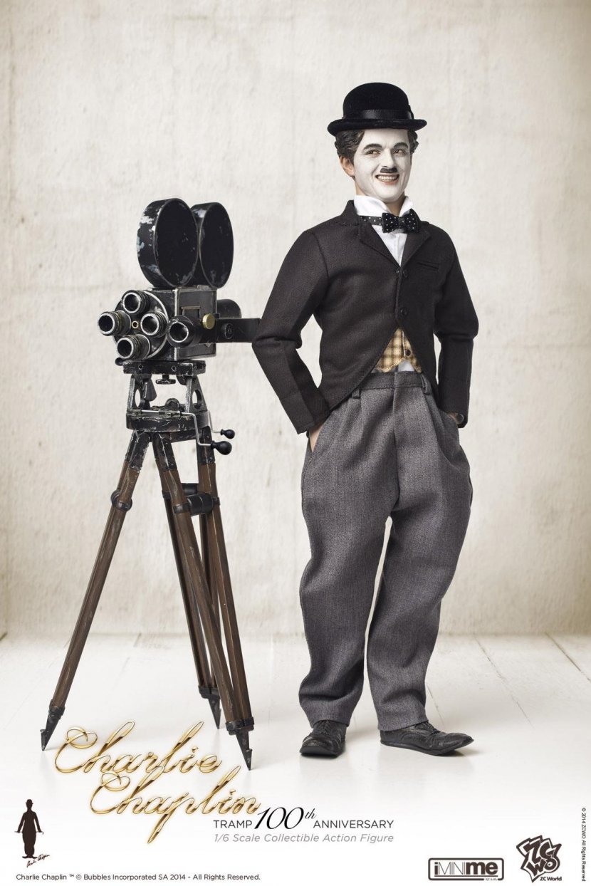The Tramp Action & Toy Figures Film Producer 1:6 Scale Modeling - 16 - Charlie Chaplin Transparent PNG