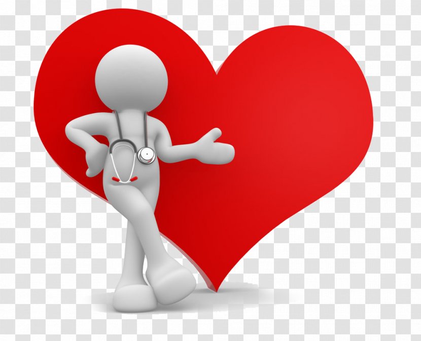 American Heart Association Month Cardiovascular Disease Health - Cartoon - Red Love Doctor Transparent PNG