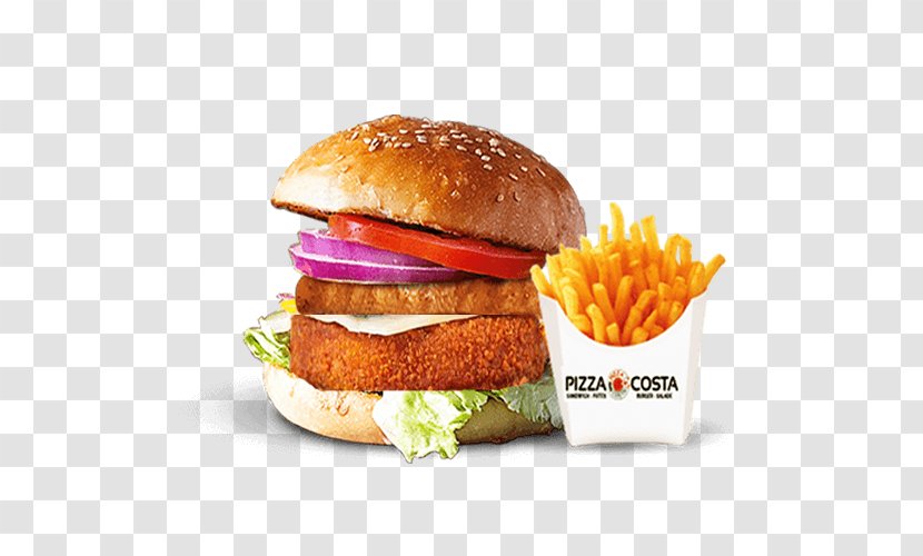 Cheeseburger Hamburger Pizza French Fries Fast Food - American - Pommes Frites Transparent PNG